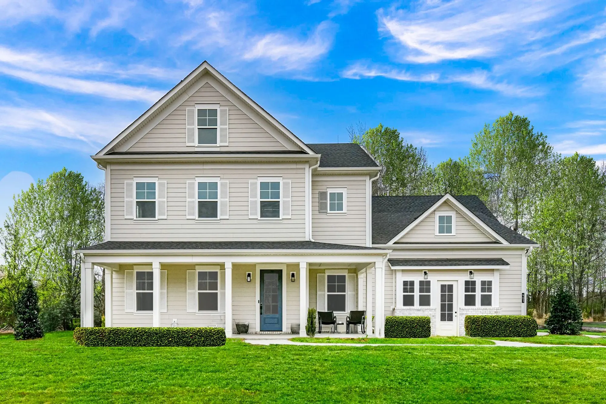 The River Birch American Farmhouse Elevation