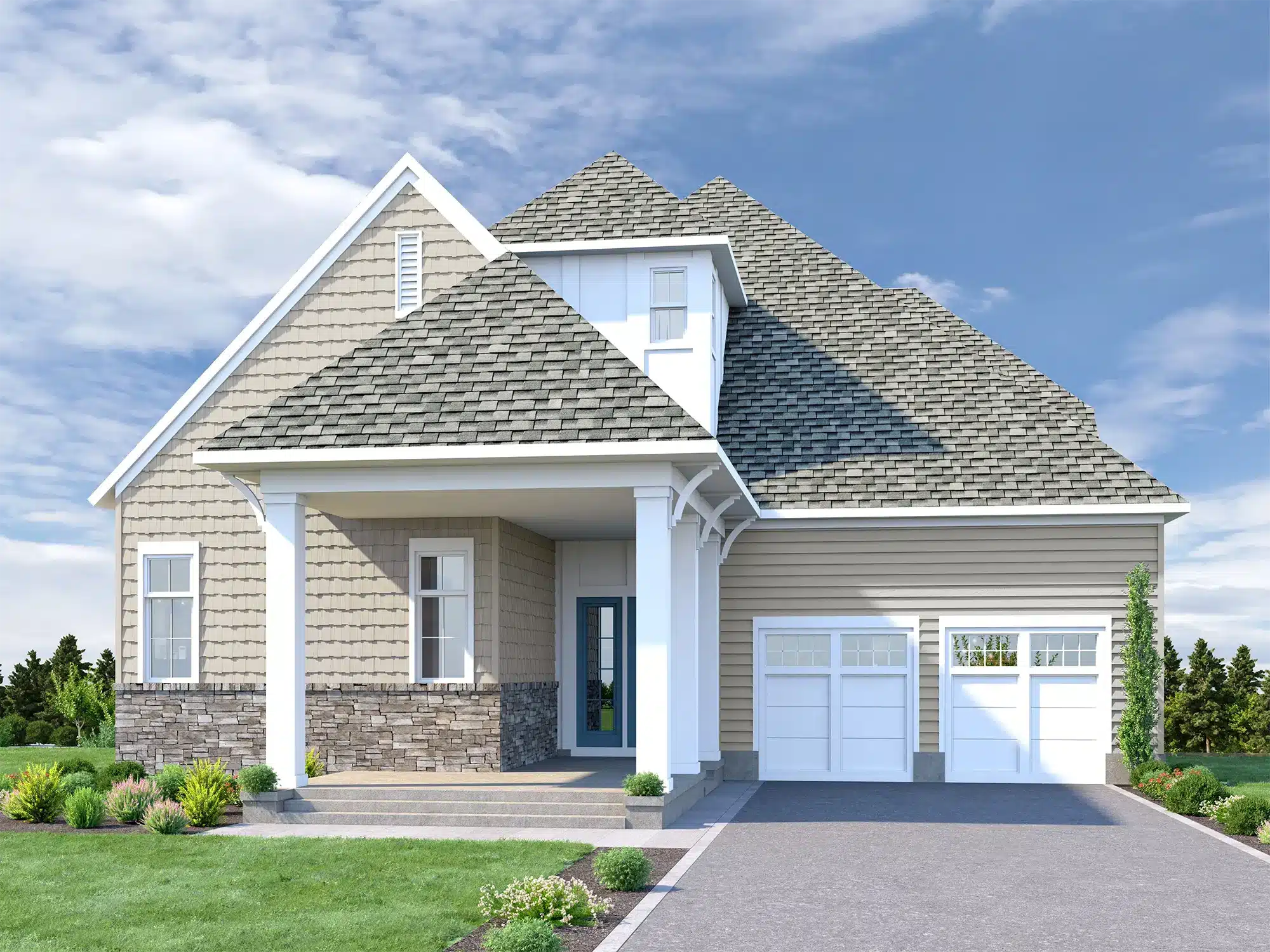 edgewater - House Render front View