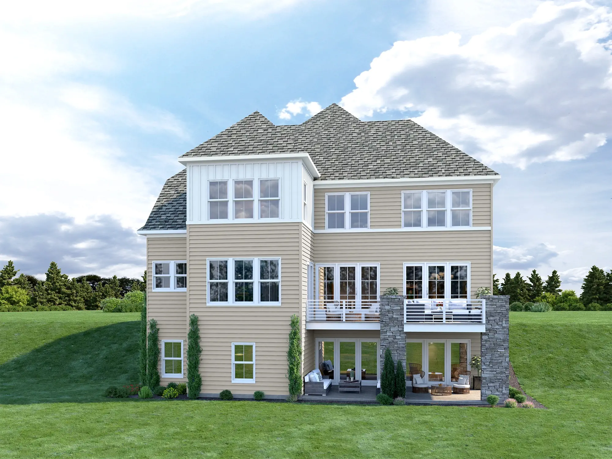 edgewater - House Render front View
