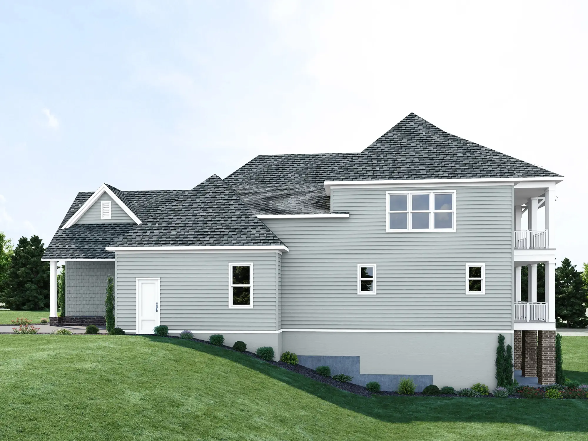 Harborview - House Rendering Side View