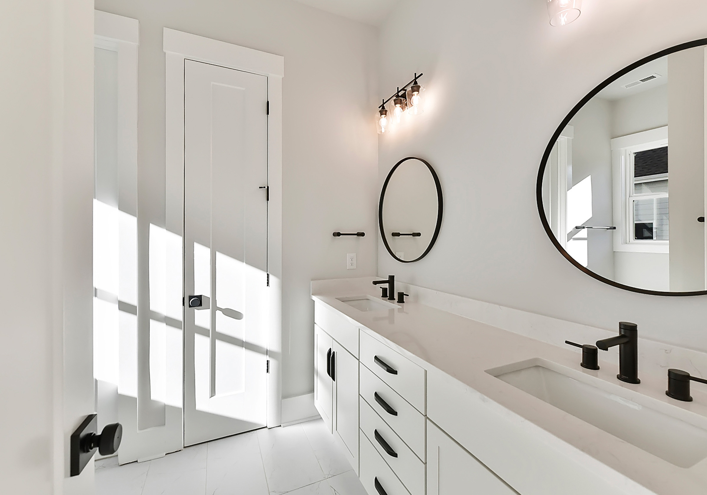  - View 7, Opens Model BoxAn interior shot of the primary bathroom of 4314 Morning Mist Drive focused on the sink.