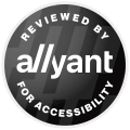 Reviewed by Allyant for Accessibility Badge_Grayscale