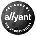 Reviewed by Allyant for Accessibility Badge_Grayscale